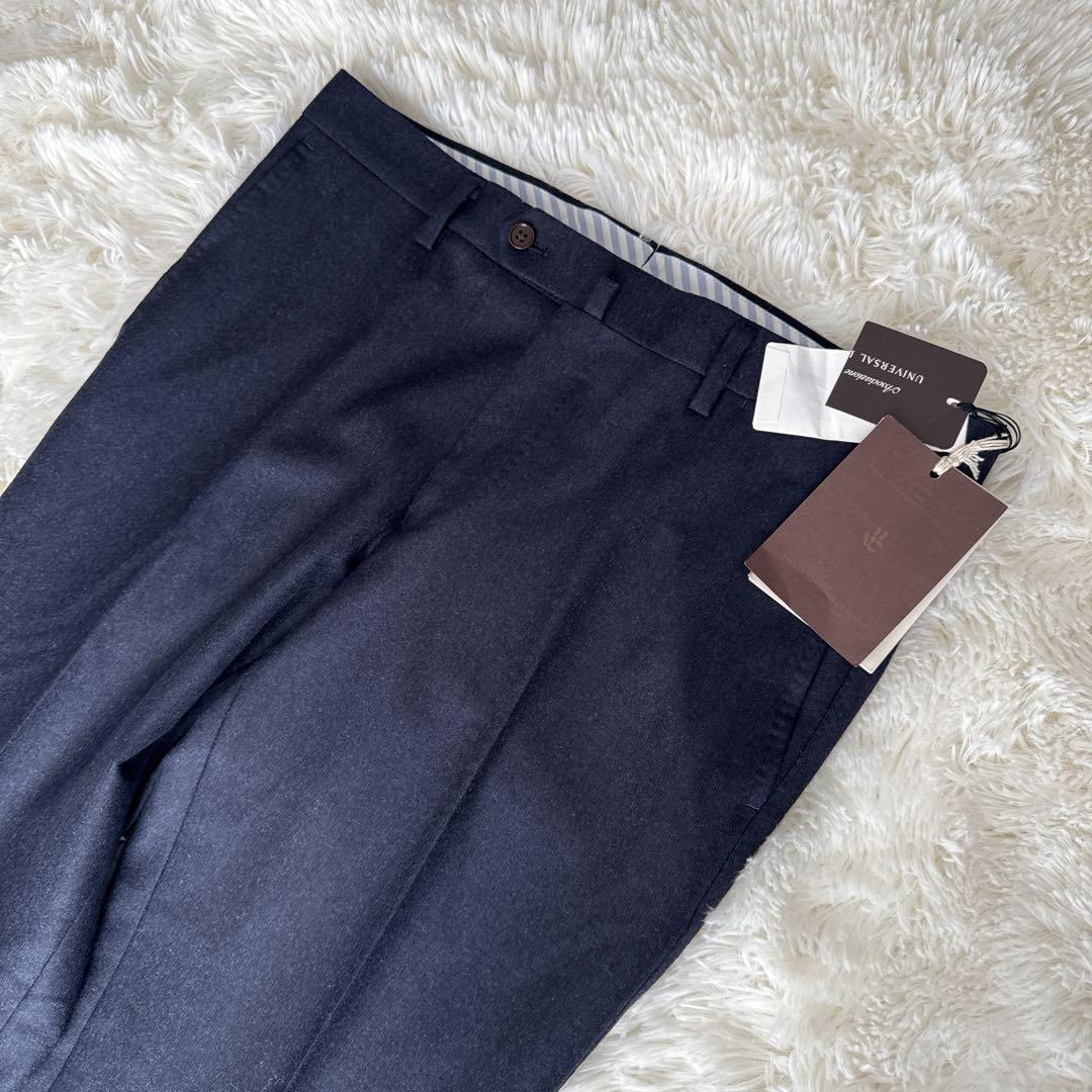 新品未使用⭐️ユニバーサルランゲージ　カノニコ　スラックス ネイビー L 82cm