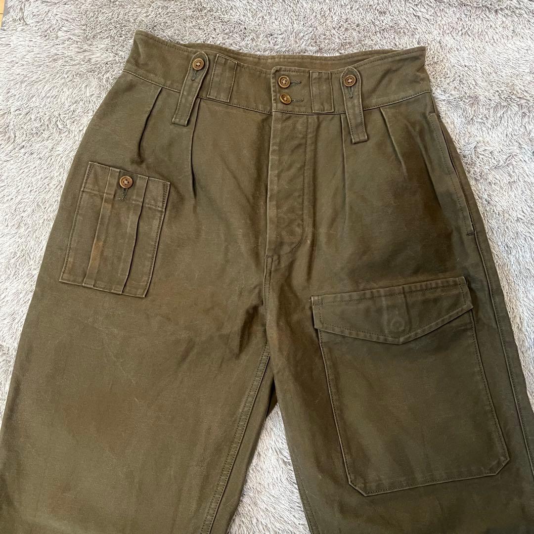 ヨ*イ様 Nigel Cabourn ブリティッシュアーミーパンツ 32 ミリタ