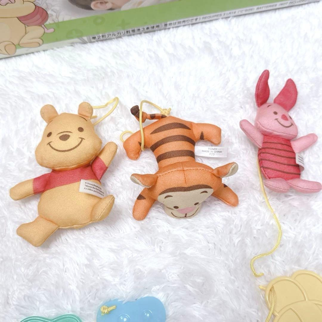【極美品】くまのプーさん えらべる回転6WAYジムにへんしんメリー プーメリー②