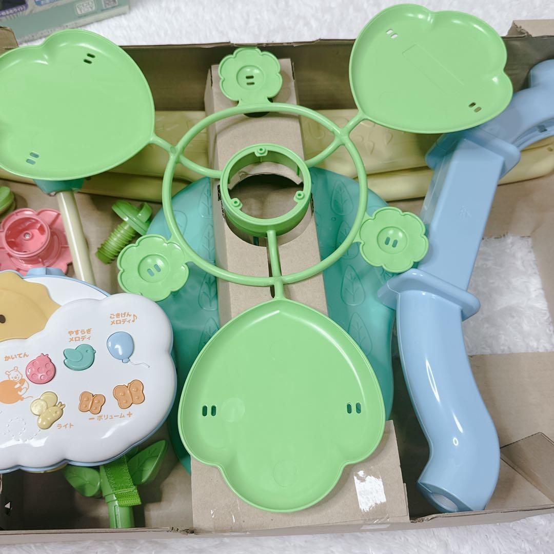 【極美品】くまのプーさん えらべる回転6WAYジムにへんしんメリー プーメリー②