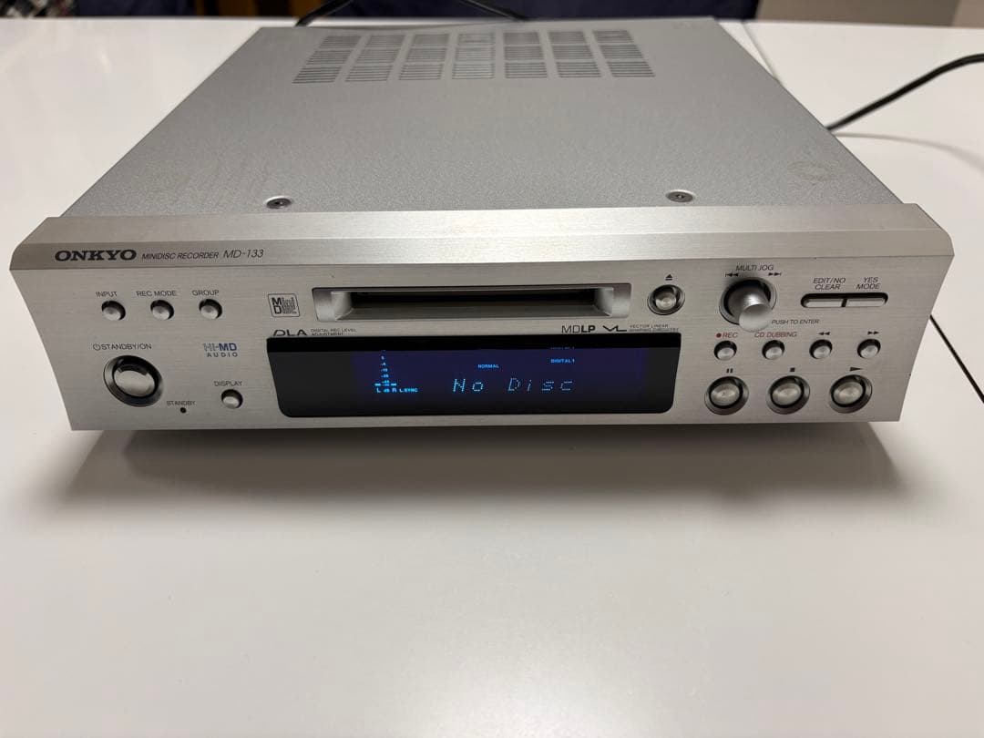 ONKYO INTEC275 MDデッキ Hi-MD対応 シルバー MD-133