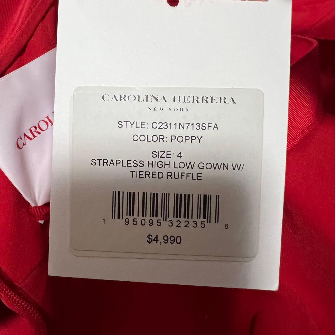 専用 未使用Carolina Herrera Tiered Ruffle