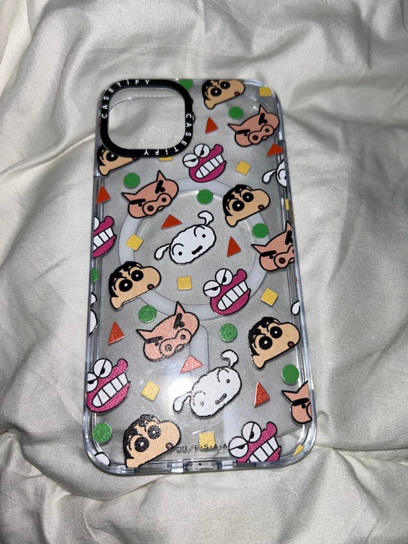 iPhone14 クレヨンしんちゃん ケースティファイ クリアスマホケース
