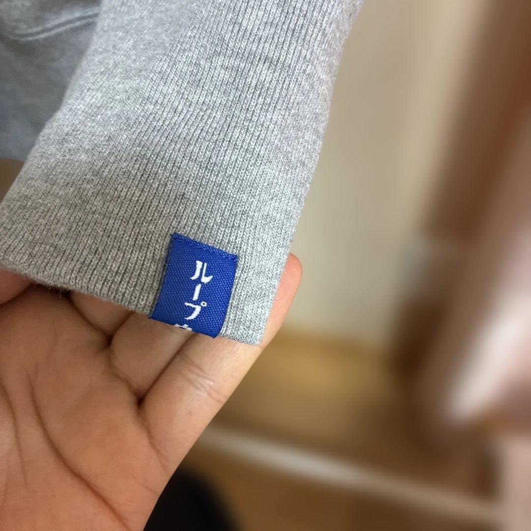 LOOPWHEELER LW01グレー メランジ　Lサイズ