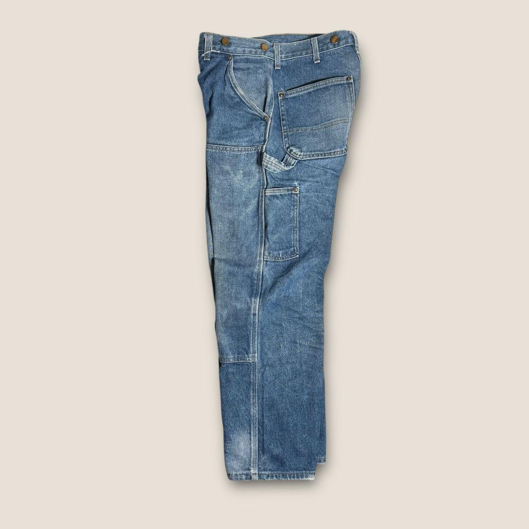 【ワーク】90s Carhartt サスペンダーボタン付 デニムペインターパンツ