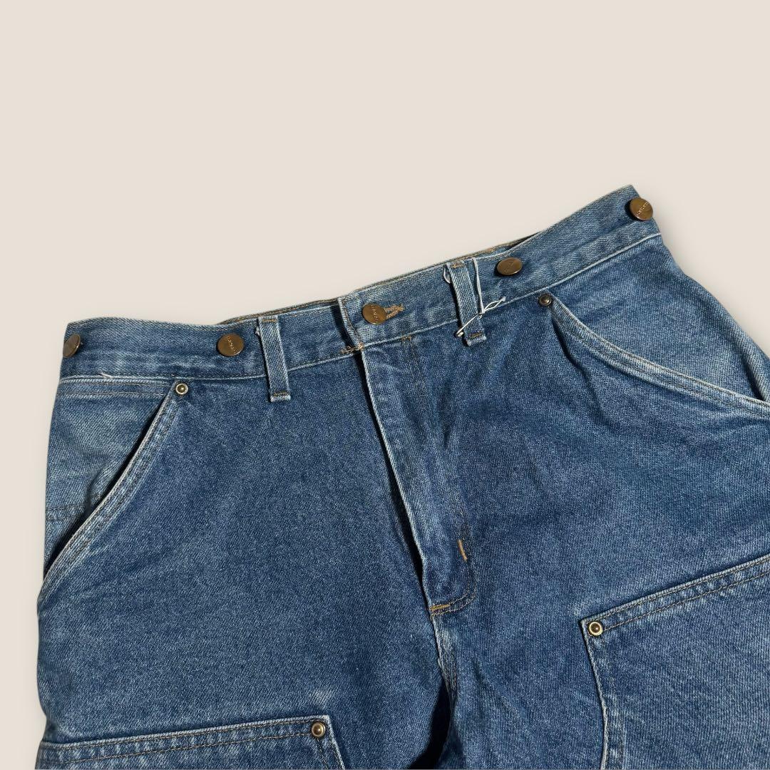 【ワーク】90s Carhartt サスペンダーボタン付 デニムペインターパンツ