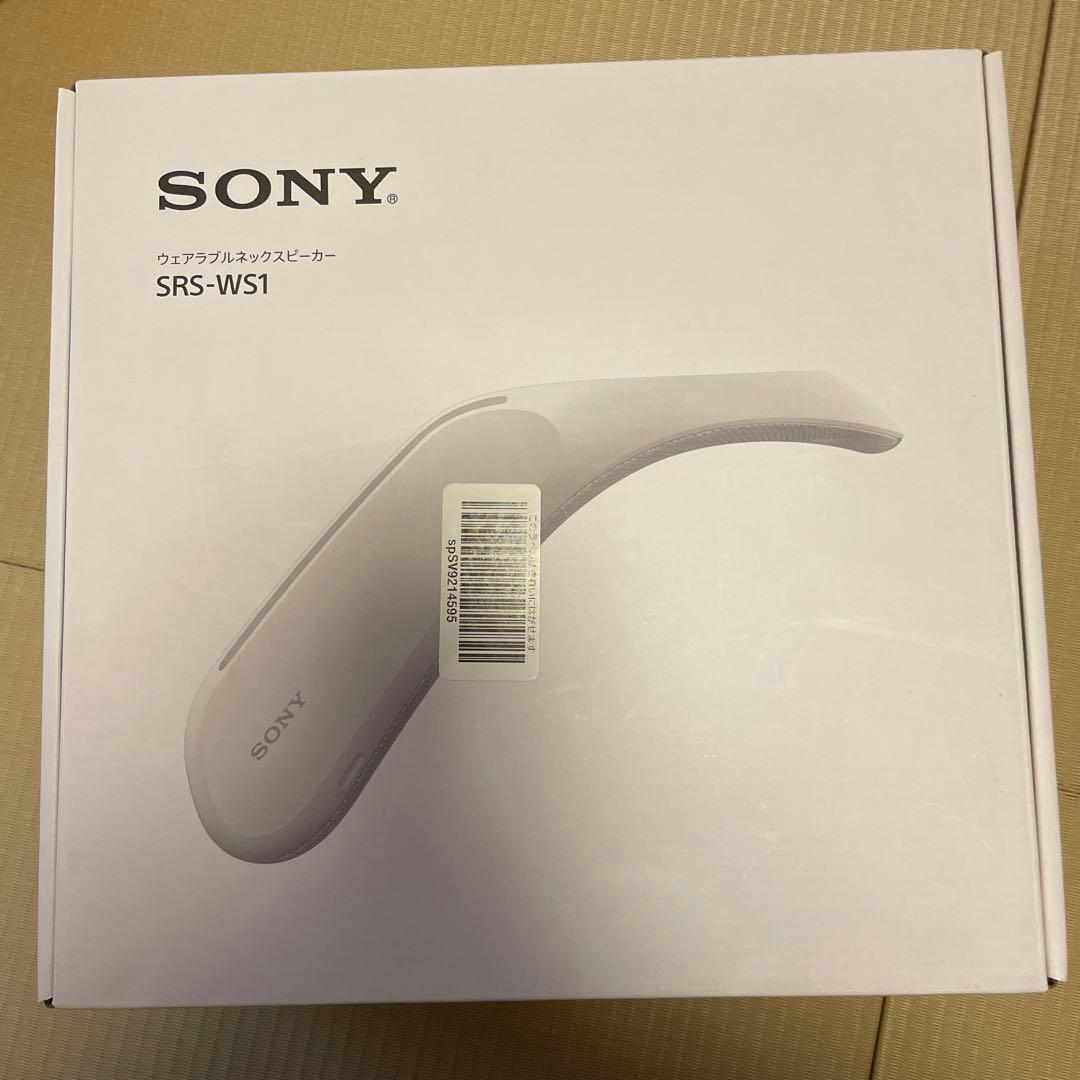 SONY ウェアラブルネックスピーカー　SRS-WS1