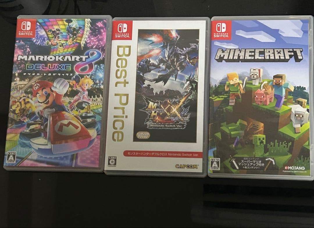 マリオカート ダブルクロス マインクラフト ニンテンドーSwitchカセット
