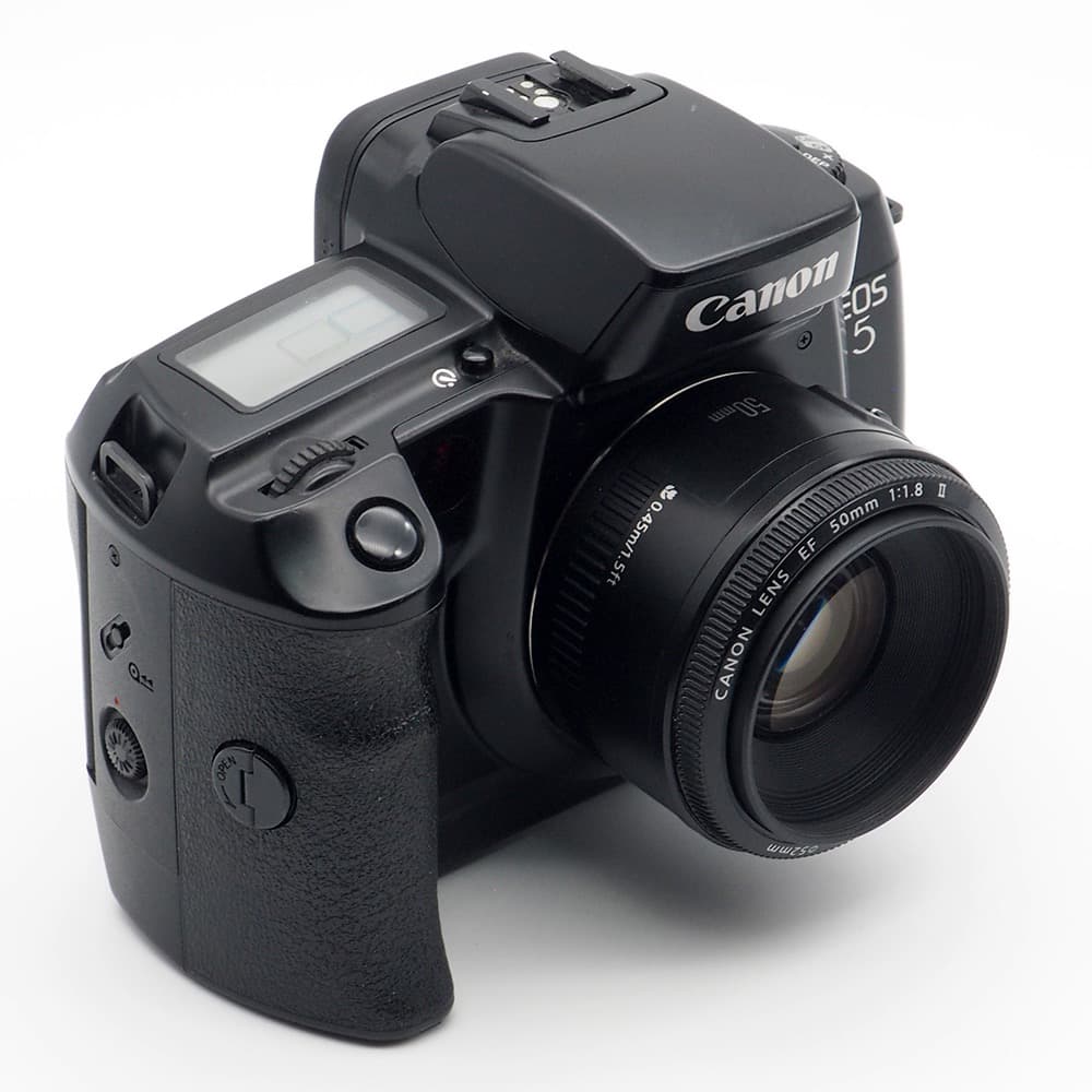 動作品・実写確認済 Canon EOS 5 QD＋EF 50mm f1.8Ⅱ