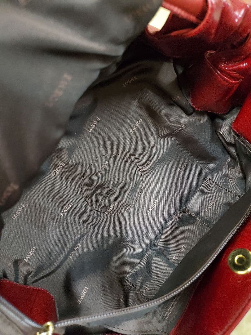 ★専用★LOEWE ロエベ　レッド ハンドバッグ