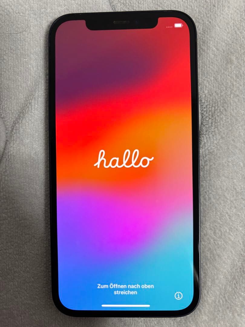 iPhone 12 64GB ブルー　初期化済、最大電池容量78% 値下げ可能