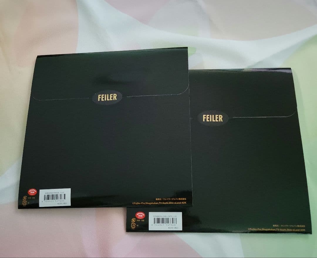 【フェイラー】ドラえもん　LOVELY CATS　MIMOSA　ハンカチ　2枚