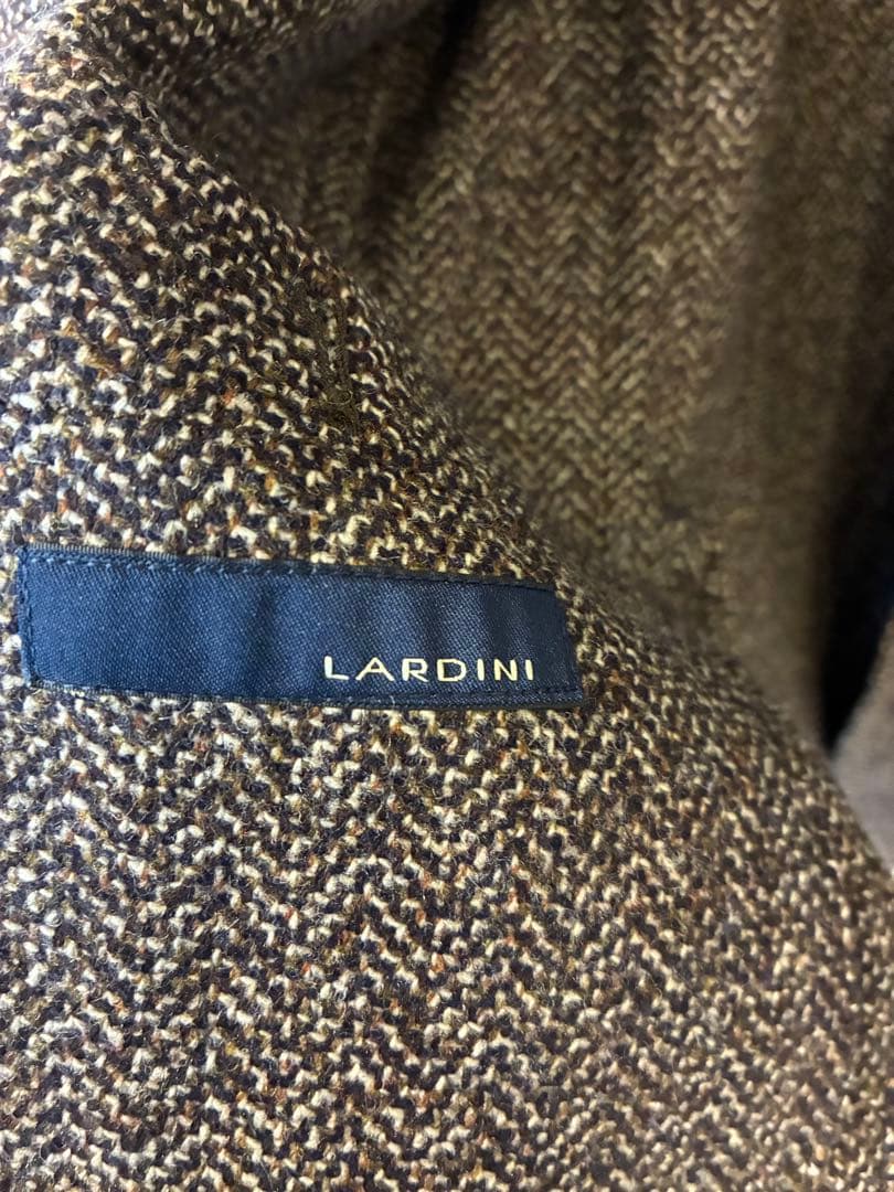 LARDINI ダブル・ツイードジャケット 44‼️