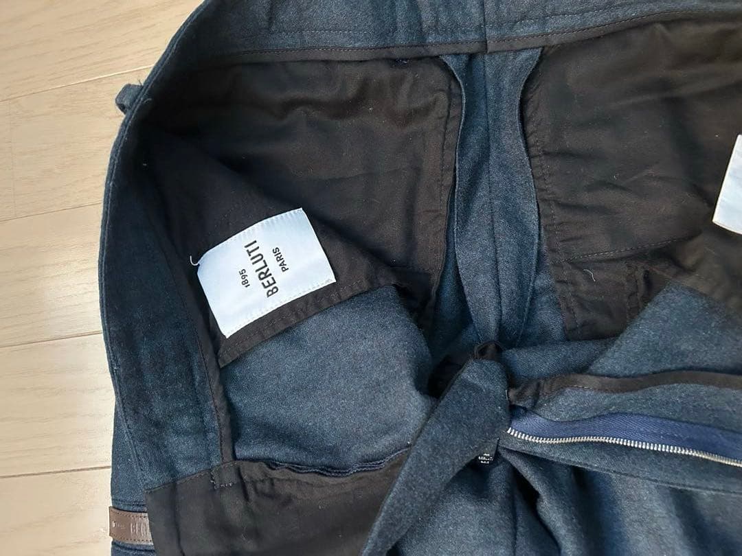 Berluti ベルルッティ スラックスパンツ サイズ:44ネイビー ウール混紡