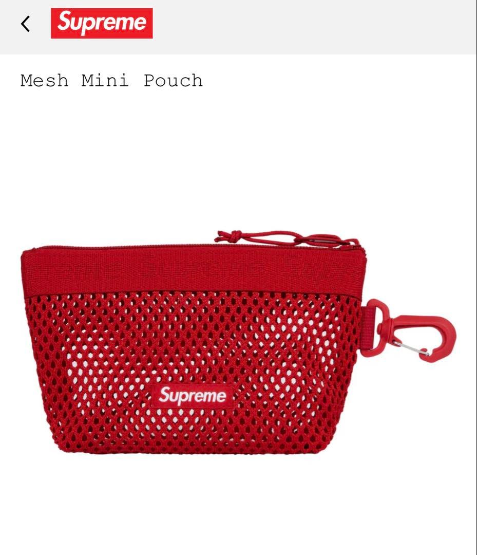【新品】タグ付★即完売★Supreme Mesh Mini Pouch