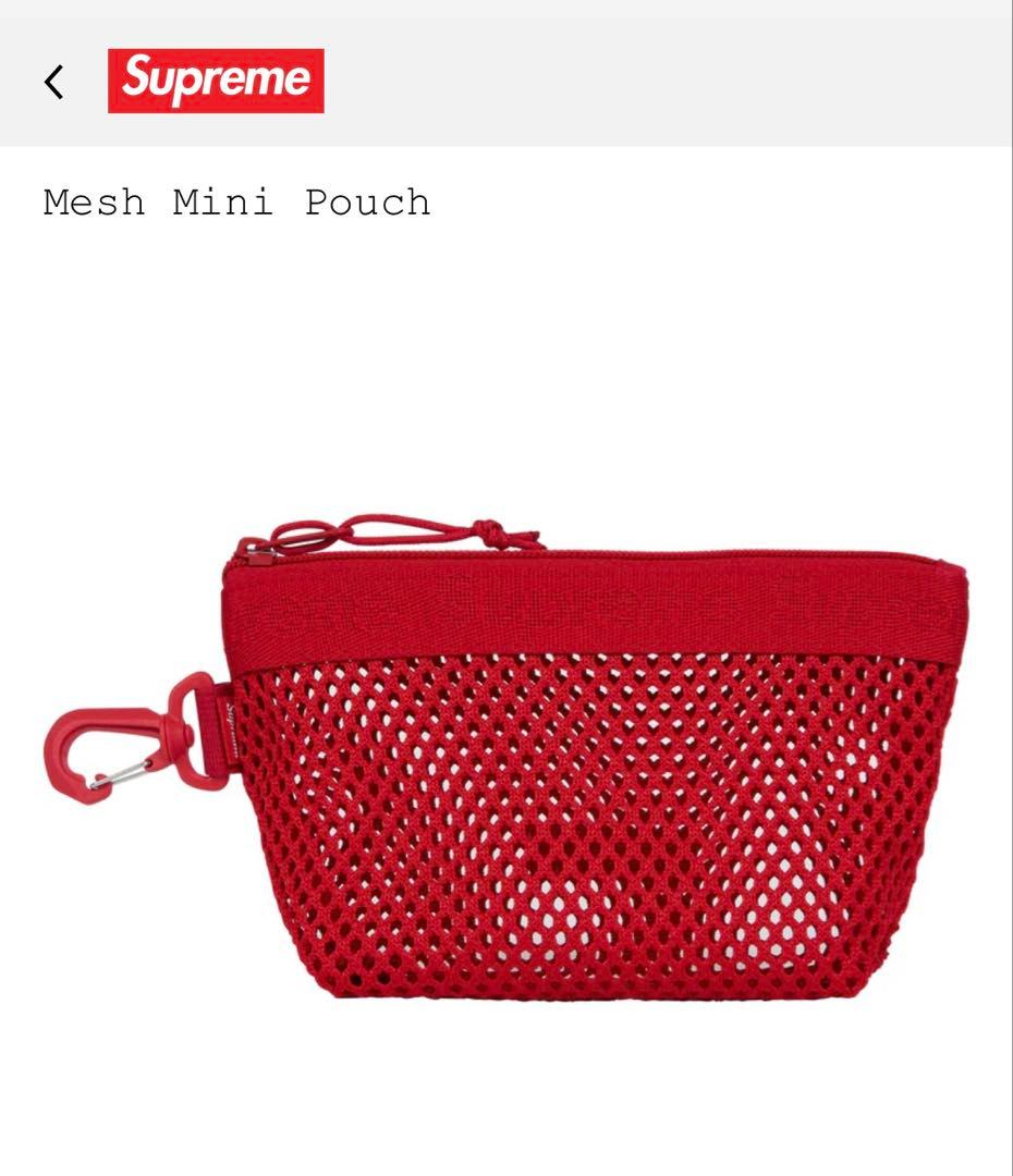 【新品】タグ付★即完売★Supreme Mesh Mini Pouch