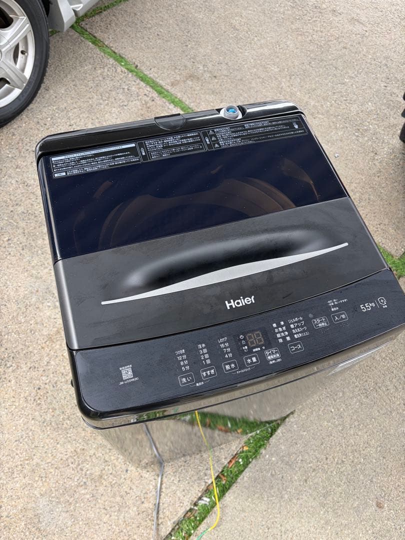 Haier 洗濯機 5.5kg 2024年製　ブラック