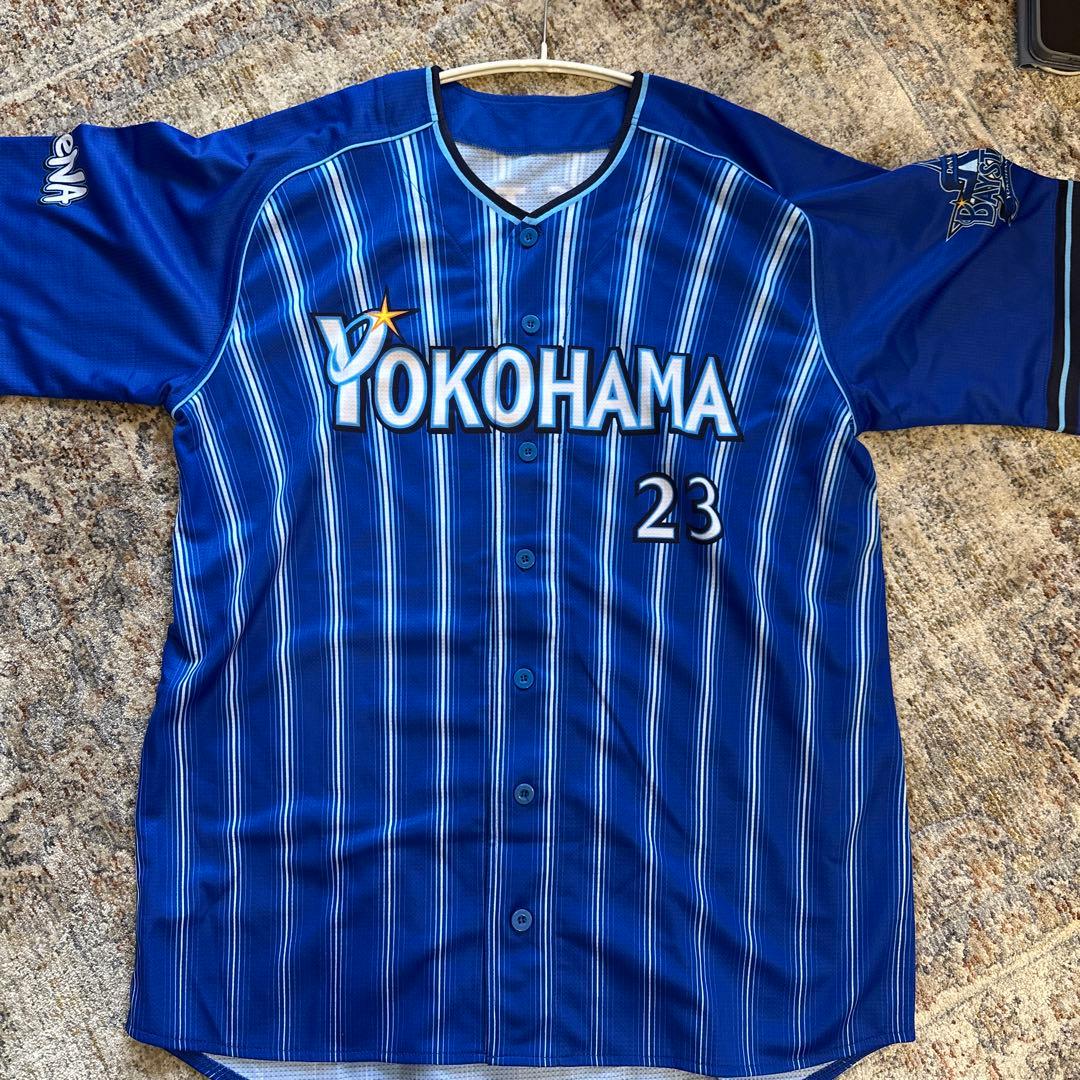 横浜ベイスターズ 旧ビジターユニフォーム23 オースティン　サイズＯ