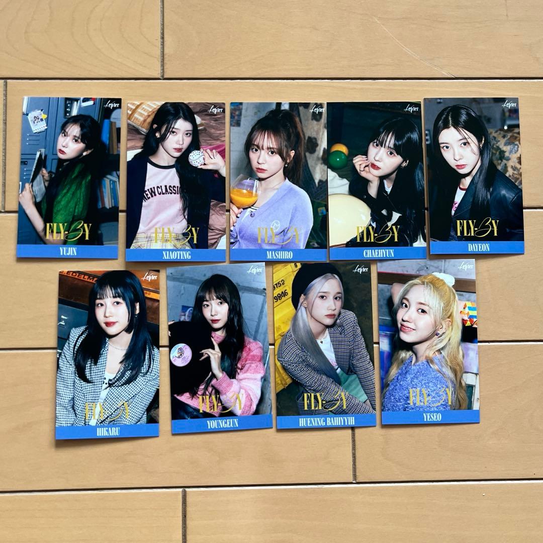 kep1er fly by サイン入り　カード　全メンバーセット