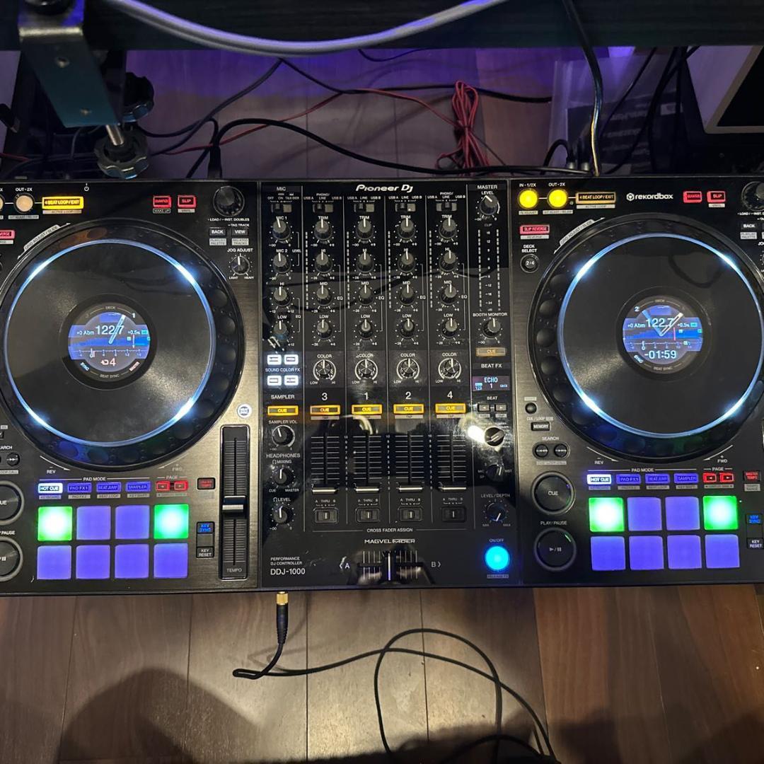 PioneerDJDDJ-1000DJコントローラー中古本体のみ／一部動作難あり