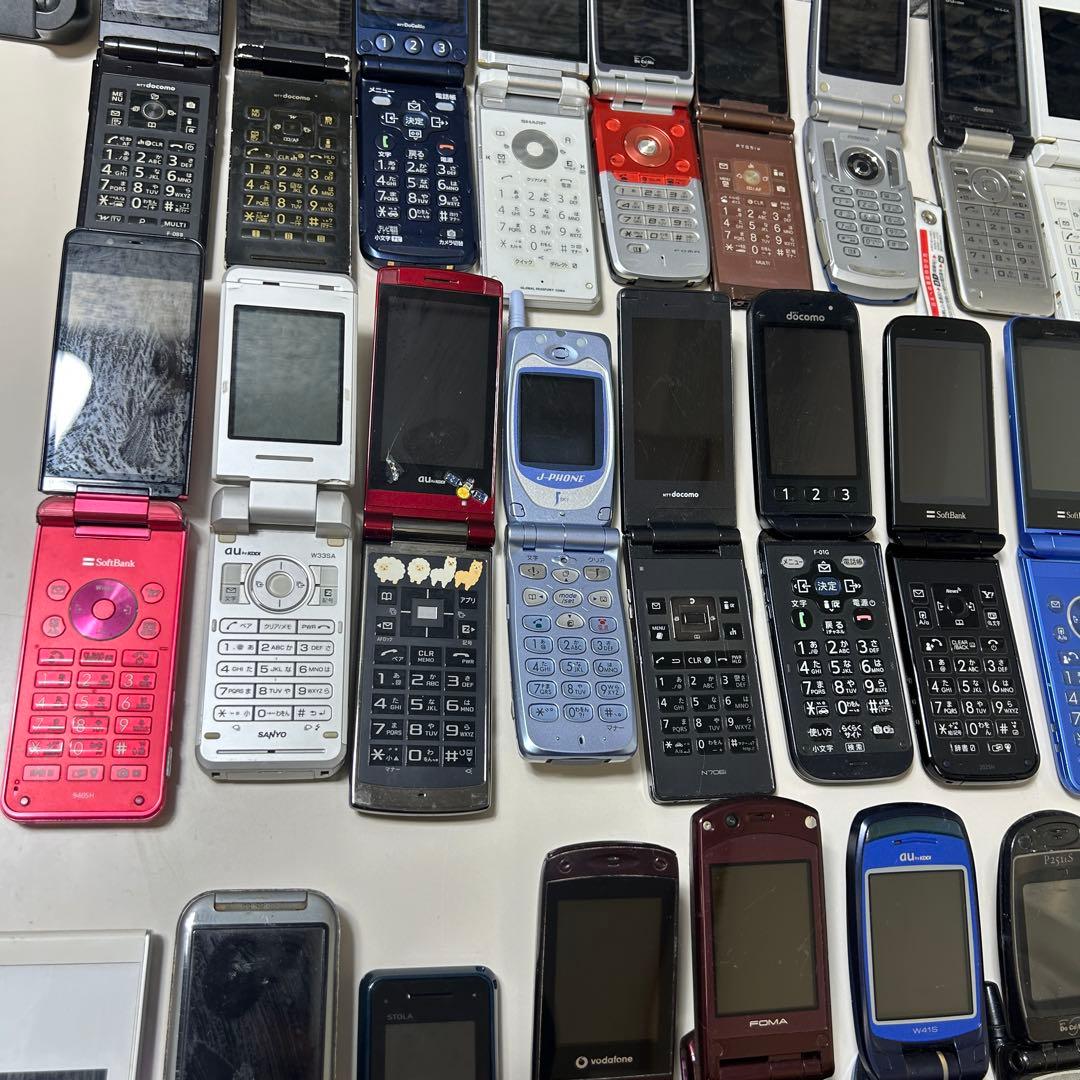 が*ら様 携帯電話本体 大量 まとめ 62台セット 動作未確認 ジャンク ガラケ