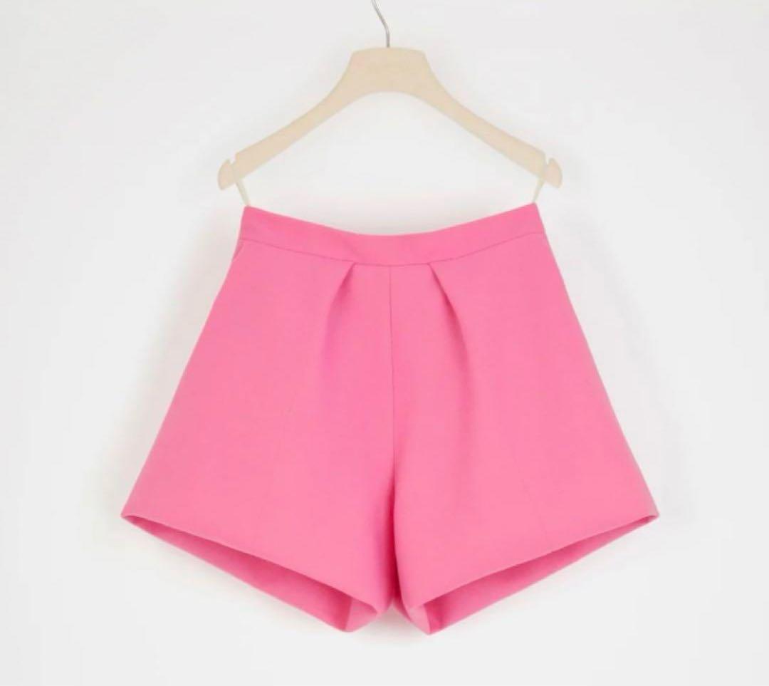 PATOU レスポンシブルウール＆カシミア テーラードショートパンツ