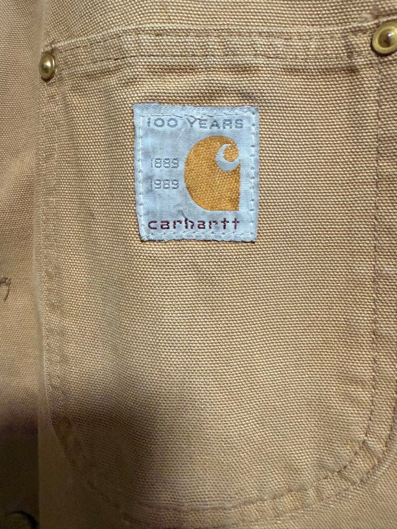 80s Carhartt チョアコート　USA製　100周年記念モデル
