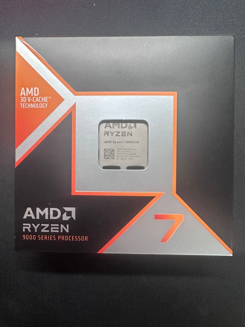 CPU AMD Ryzen 7 9800x3d
