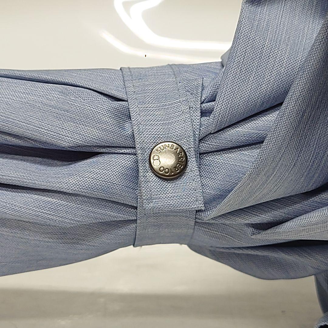 サンバリア100　フリル　フロスト　Mサイズ　 日傘　完全遮光