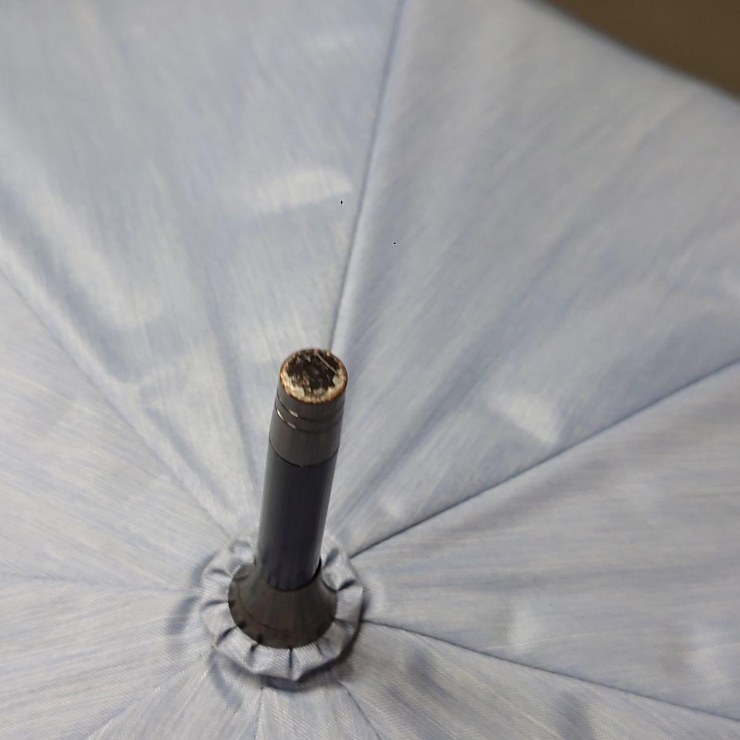 サンバリア100　フリル　フロスト　Mサイズ　 日傘　完全遮光