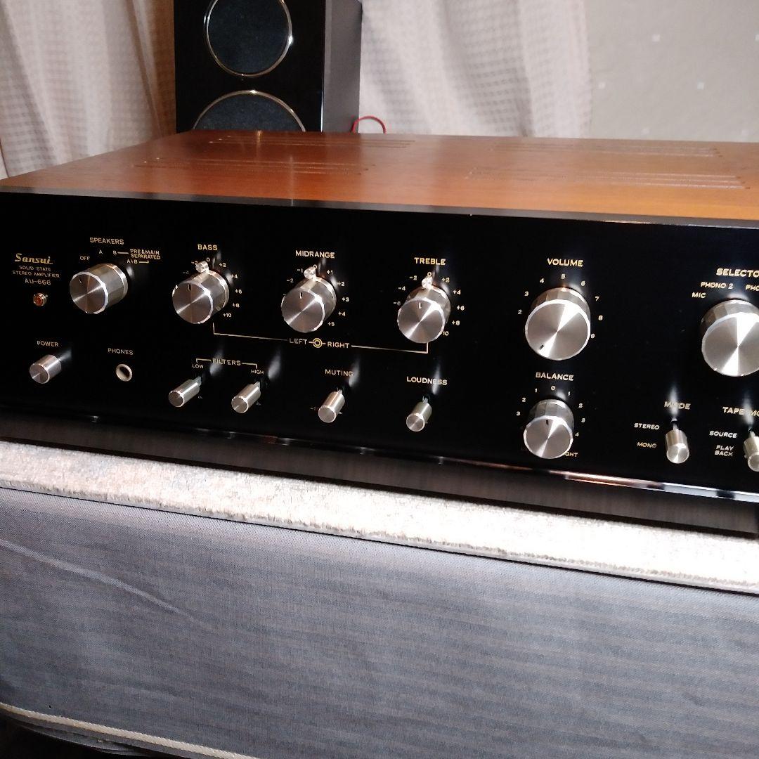 動作品　（整備品）サンスイAU-666　プリメインアンプ