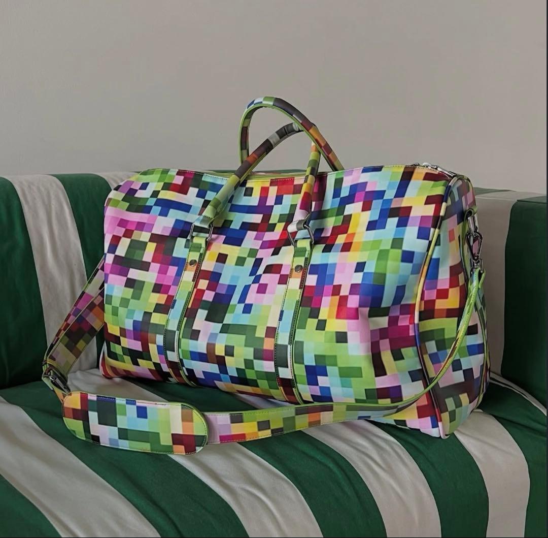 Lilonesock ピクセル ボストンバッグ