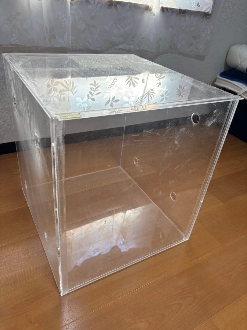 【よくやきコーテル】 アクリル工房製　鳥かご防音ケース おかもち式