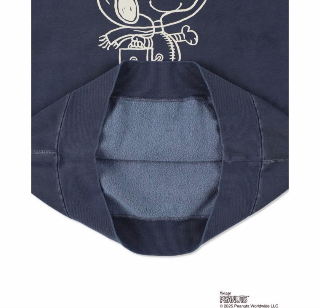 SMOOTHY x WDS Snoopy Sweat NAVY XLサイズ