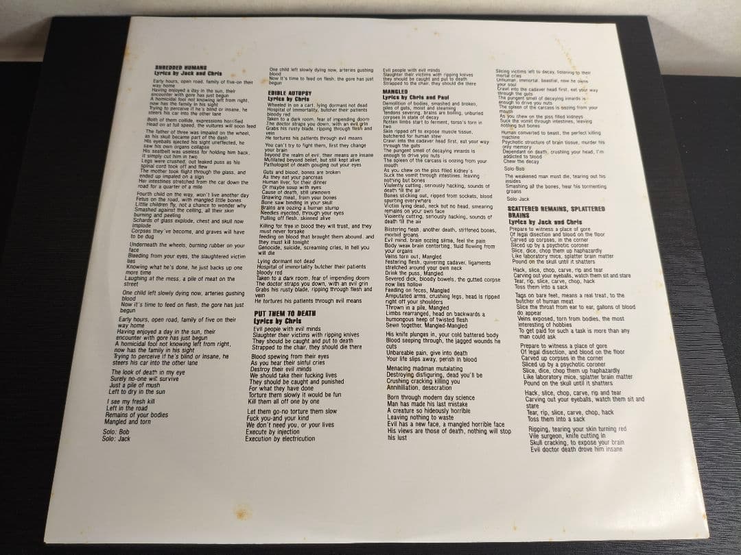 90年UK Cannibal Corpse Eaten Back to Life