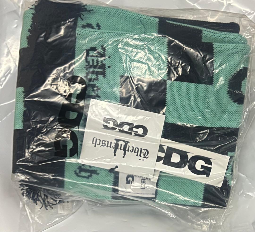 小物 CDG G-DRAGON CHECKERED STOLE mint