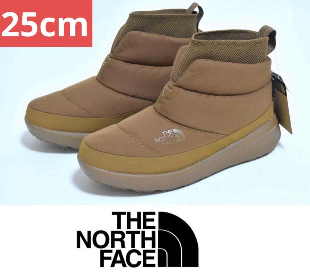 新品 25cm ノースフェイス ヌプシ ブーティ ウォータープルーフ ブラウン