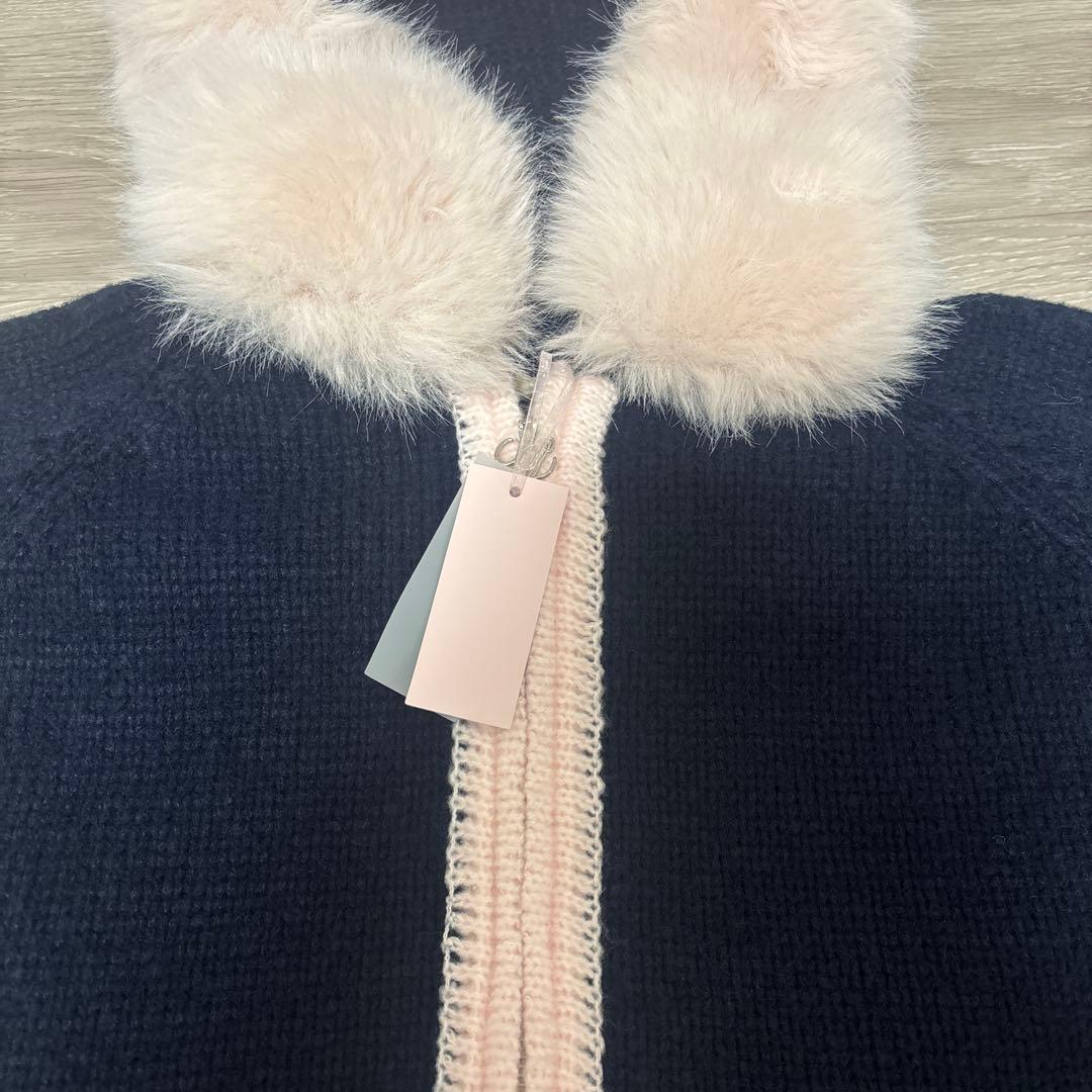 Lumignon ルミニョン　Big Fur knit hoodie