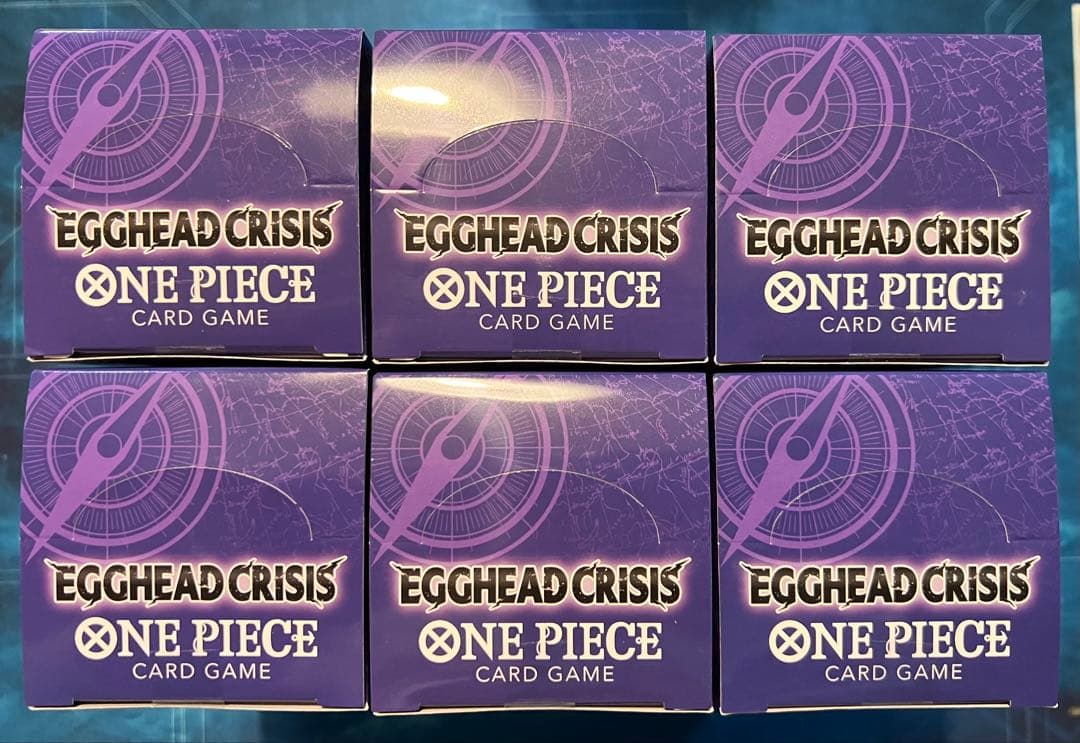ワンピースカードEGGHEAD CRISIS 6BOX テープあり