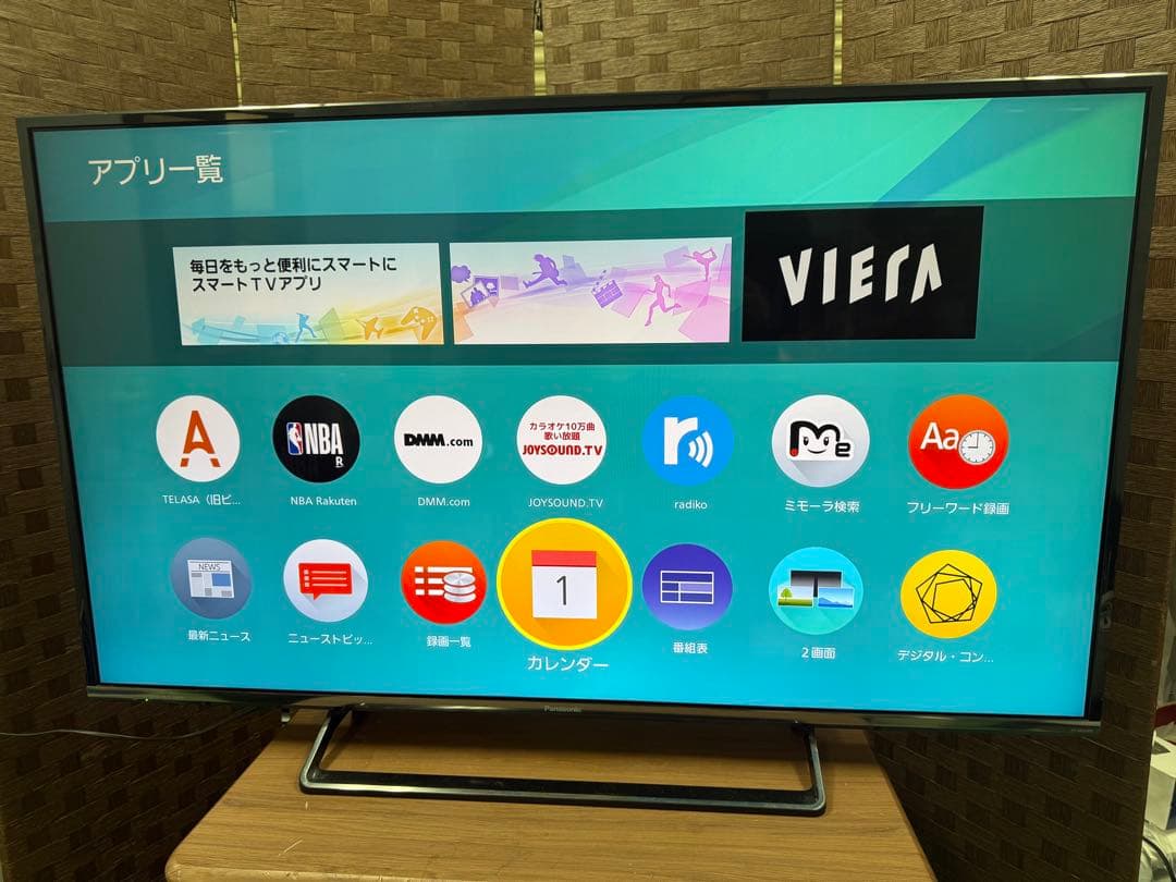 パナソニック 49V型 4K液晶テレビ ビエラ TH-49DX600 美品