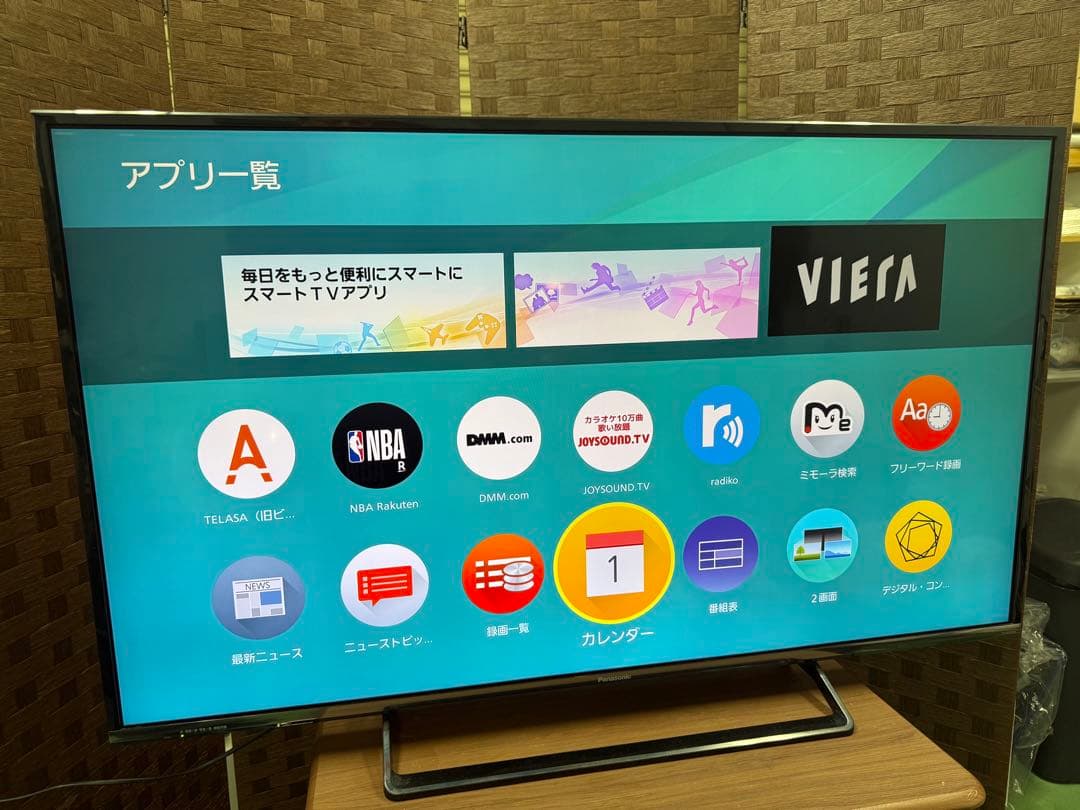 パナソニック 49V型 4K液晶テレビ ビエラ TH-49DX600 美品
