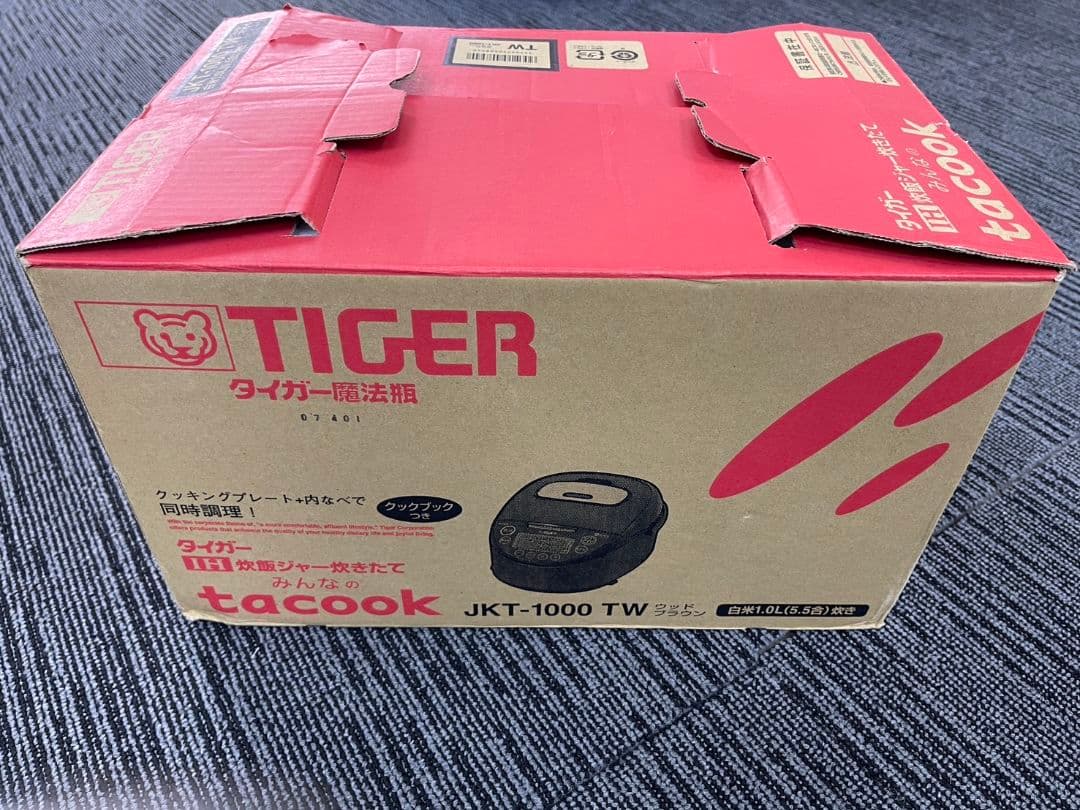 み*マ様 TIGER タイガー 炊飯ジャー JKT-1000 TW ウッドブラウ