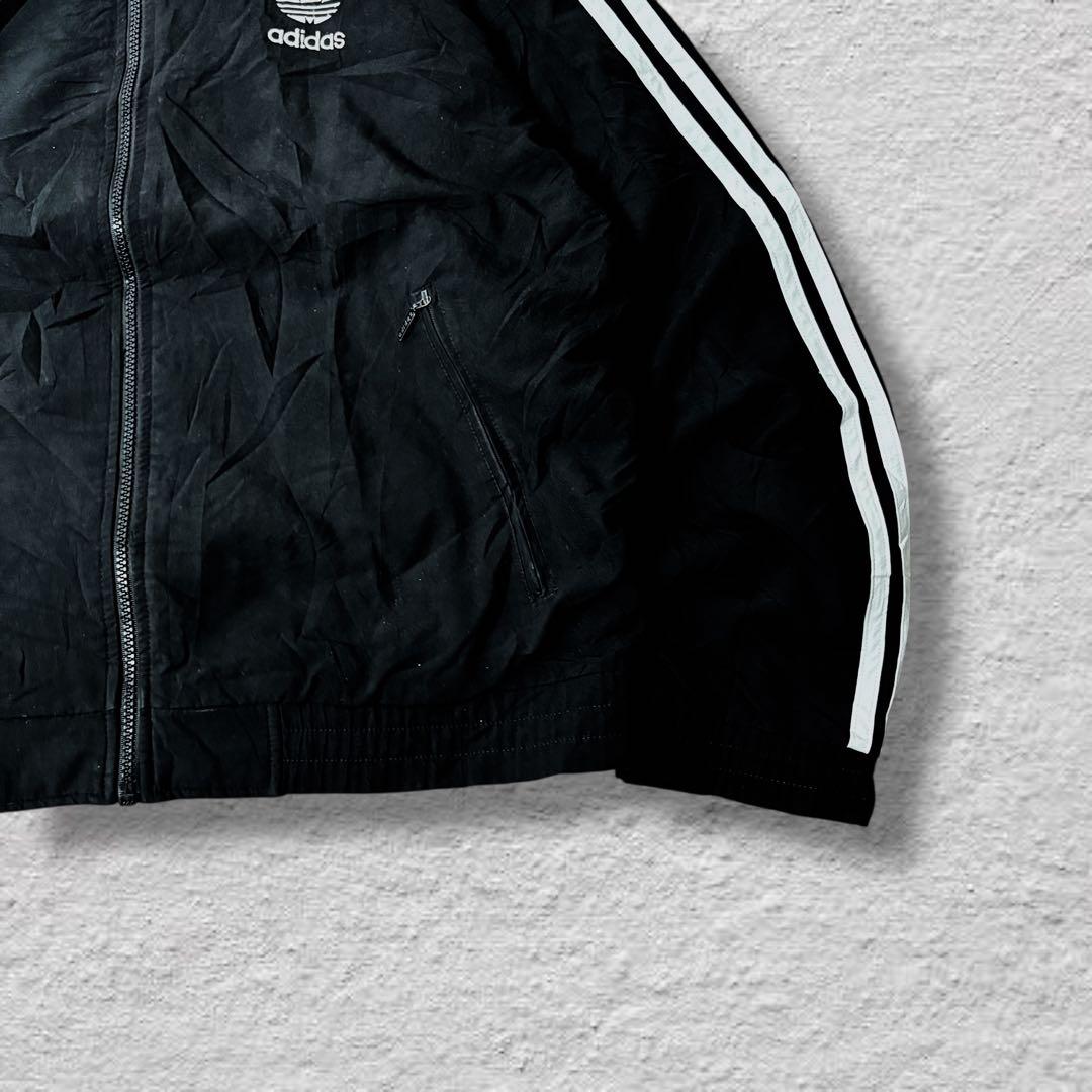 アディダスオリジナルスナイロンジャケット90sブラックvintage古着超激レア