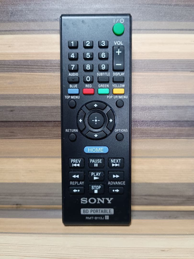 SONY BDP-SX910 ポータブルブルーレイプレーヤー DVD リモコン付