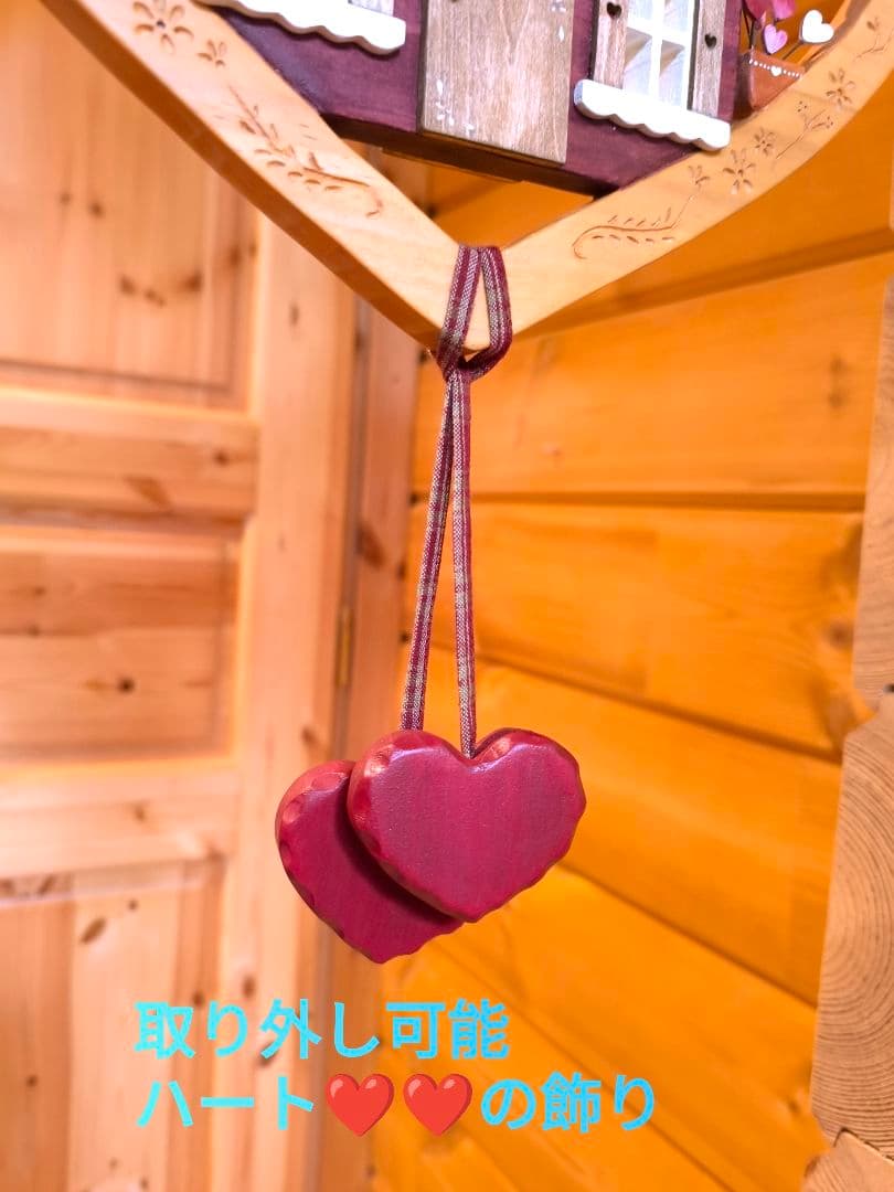 ⭐アメリカンカントリー雑貨⭐大きなハートの♥️ハウス看板(リバーシブル)室内用