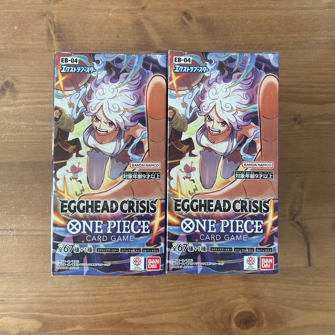 【未開封】EGGHEAD CRISIS ONE PIECE カードゲーム　2箱