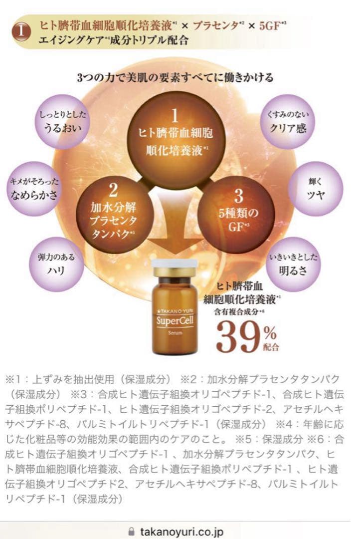 たかの友梨　SuperCell スーパーセル　5ml×5本　2025年７月購入