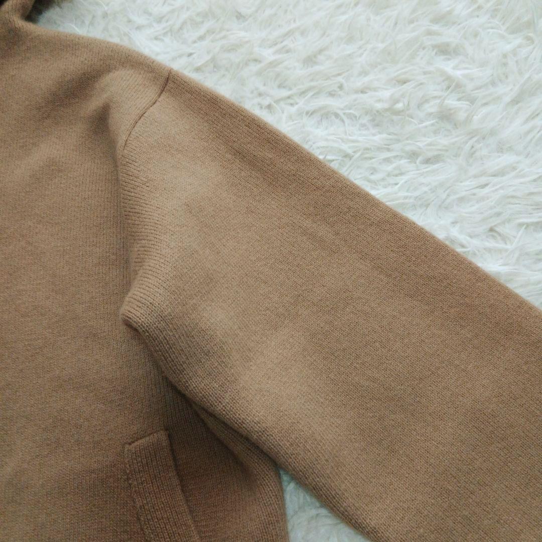 【Theory】24AW VARSITYHOODIE カシミヤ混 ジップパーカー