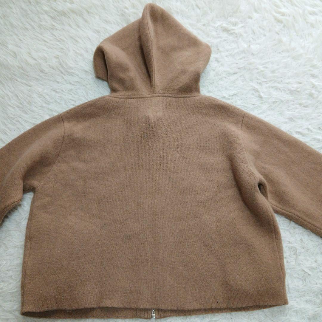 【Theory】24AW VARSITYHOODIE カシミヤ混 ジップパーカー