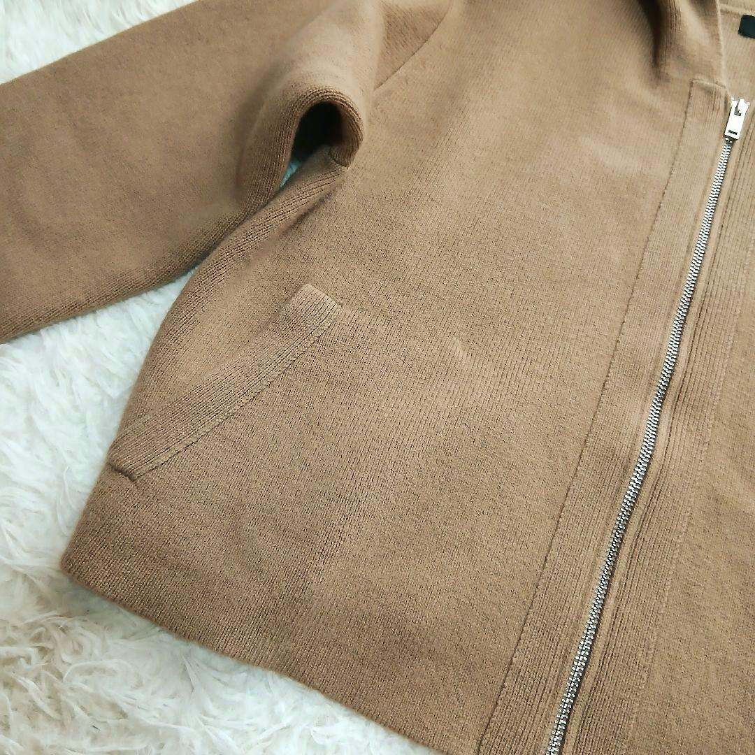 【Theory】24AW VARSITYHOODIE カシミヤ混 ジップパーカー